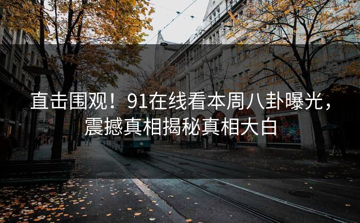 直击围观！91在线看本周八卦曝光，震撼真相揭秘真相大白