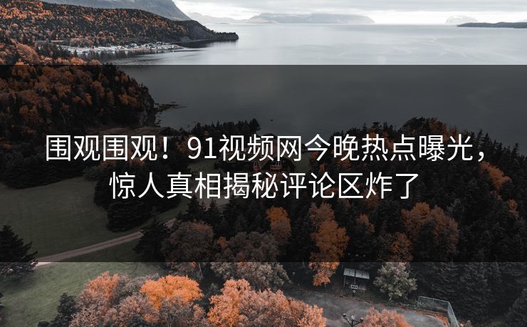 围观围观！91视频网今晚热点曝光，惊人真相揭秘评论区炸了  第1张